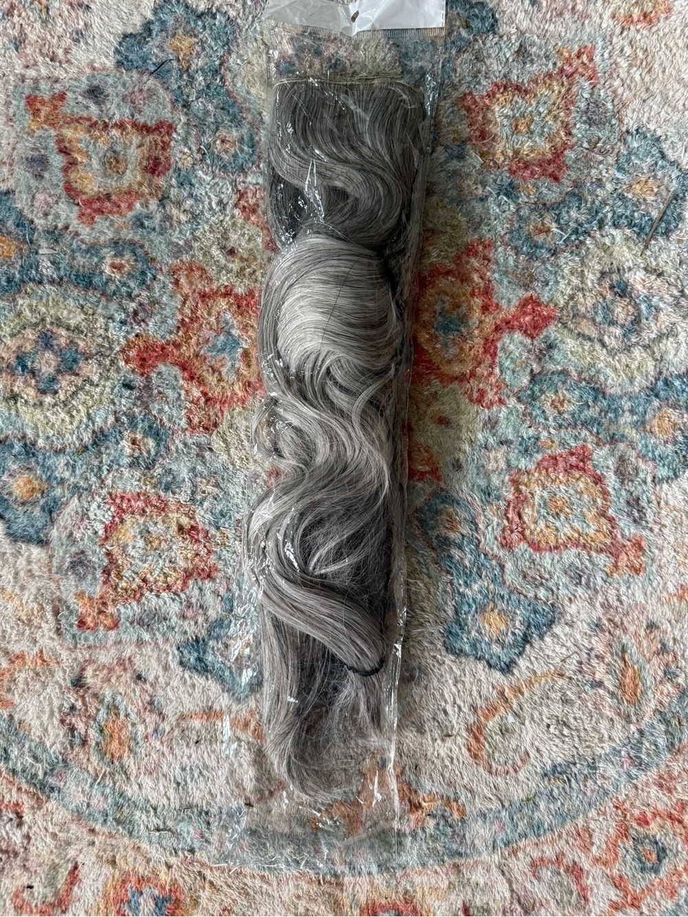 Gray Wavy Synthetic Hair Extension - Women Hair